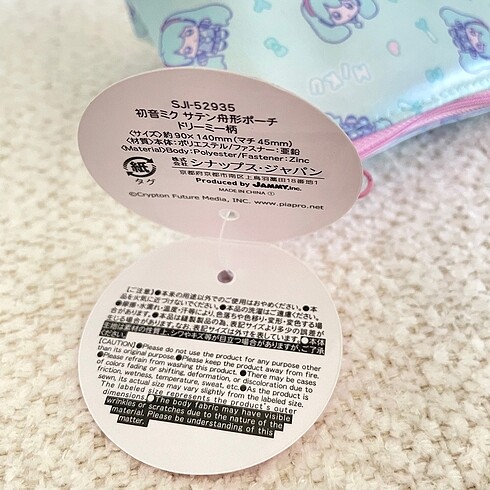 Beden turkuaz Renk Hatsune Miku Mini Çanta