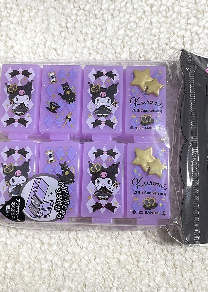 Hello Kitty Mıknatıslı Kıskaç &?Kuromi Takı Kutusu - Görsel 4