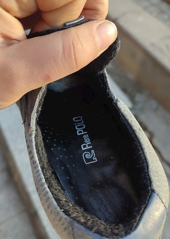 Gri Erkek Bot Velcro Detaylı - Görsel 4