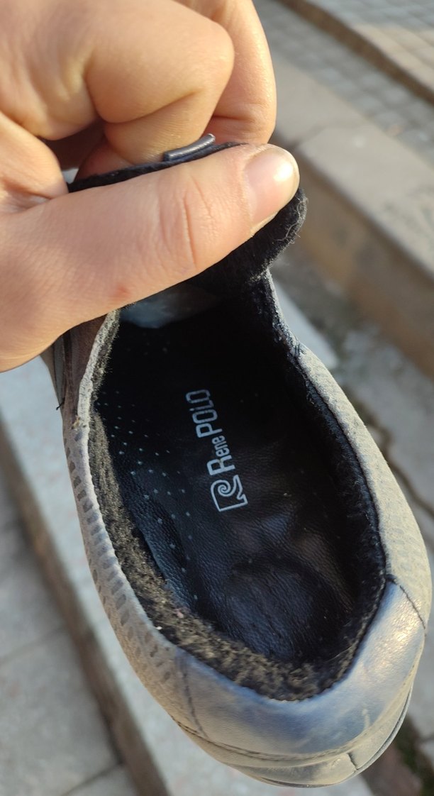 Gri Erkek Bot Velcro Detaylı - Görsel 4