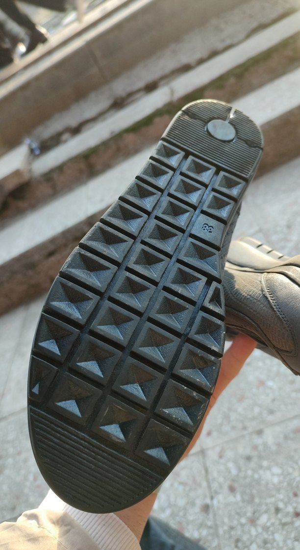 Gri Erkek Bot Velcro Detaylı - Görsel 3