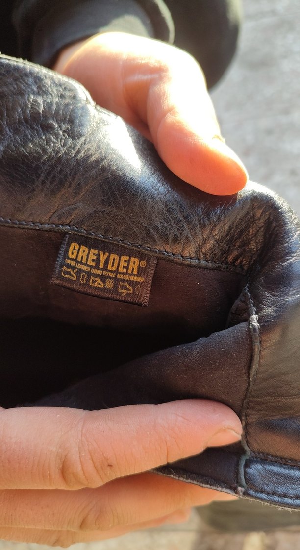 Greyder Kadın Siyah Deri Gotik Topuklu Botlar - Görsel 2