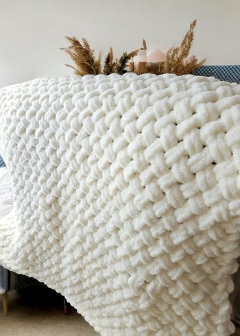 isimli emzik askısı hediyeli Alize Puffy Bebek Battaniyesi - Görsel 4