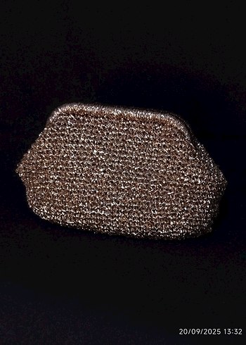 Gold Payetli Kadın Portföy Çanta - Görsel 5