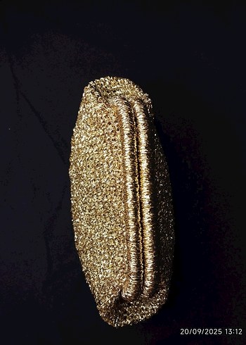 Gold Payetli Kadın Portföy Çanta - Görsel 9