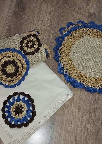 Motif işlemeli Masa Örtüsü - Görsel 9