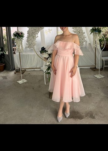 Pudra Nişan Elbisesi - Görsel 4