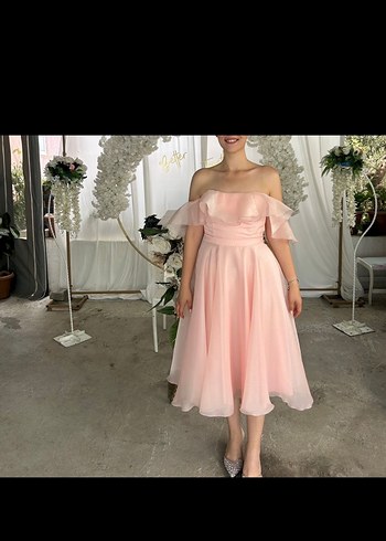 Pudra Nişan Elbisesi - Görsel 3