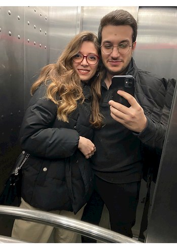 xs Beden siyah Renk Bershka Kemerli Siyah Midi Kadın şişme mont