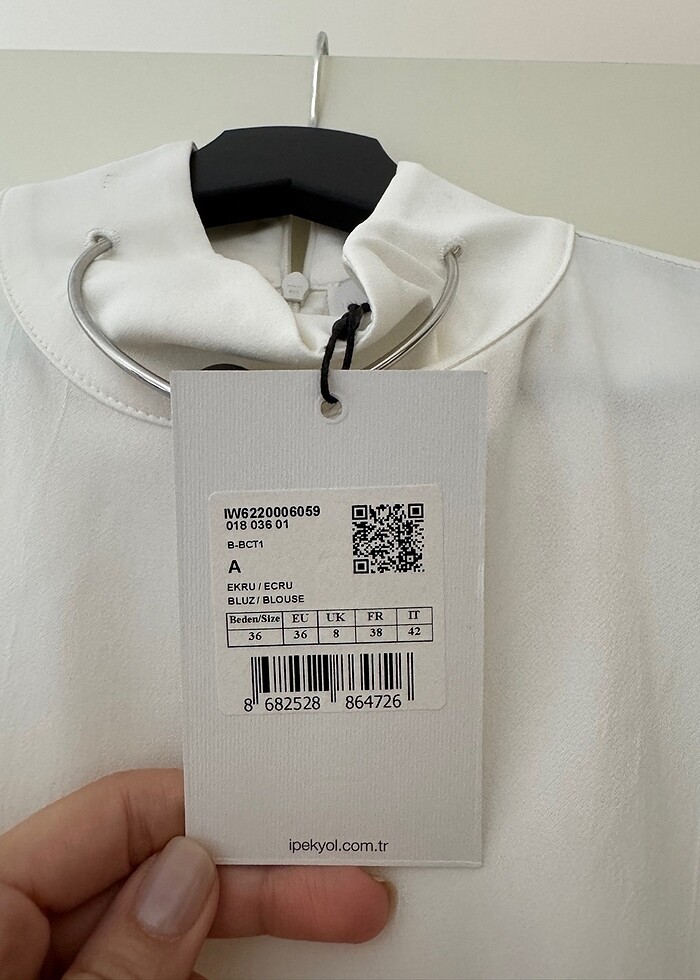 İpekyol ekru bluz - Görsel 3