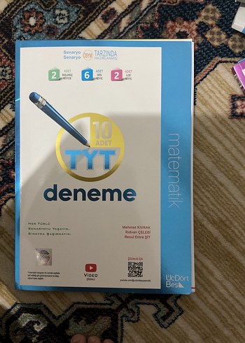 10 Adet TYT Matematik Deneme Kitabı