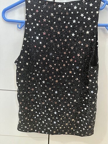 Koton Kadın simli askılı crop bluz