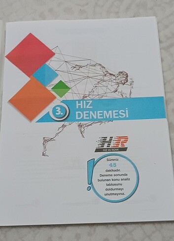  HIZ VE RENK TYT MATEMATIK DENEMESI