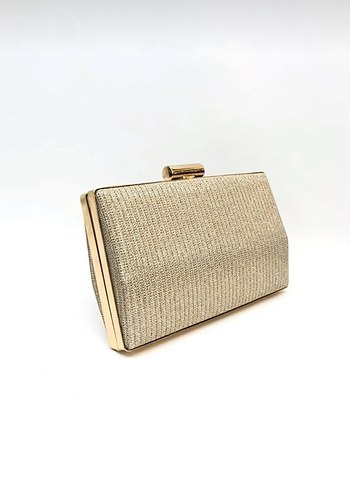 Diğer Altın Renkli Çupra Modern Klasik Kadın Clutch Çanta