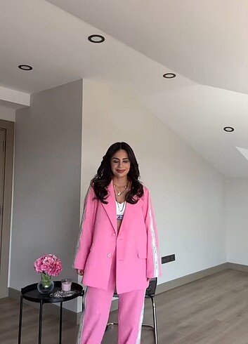Blazer ceket ile pantolon 