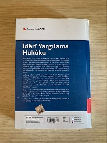 İdari Yargılama Hukuku - Ramazan Çağlayan