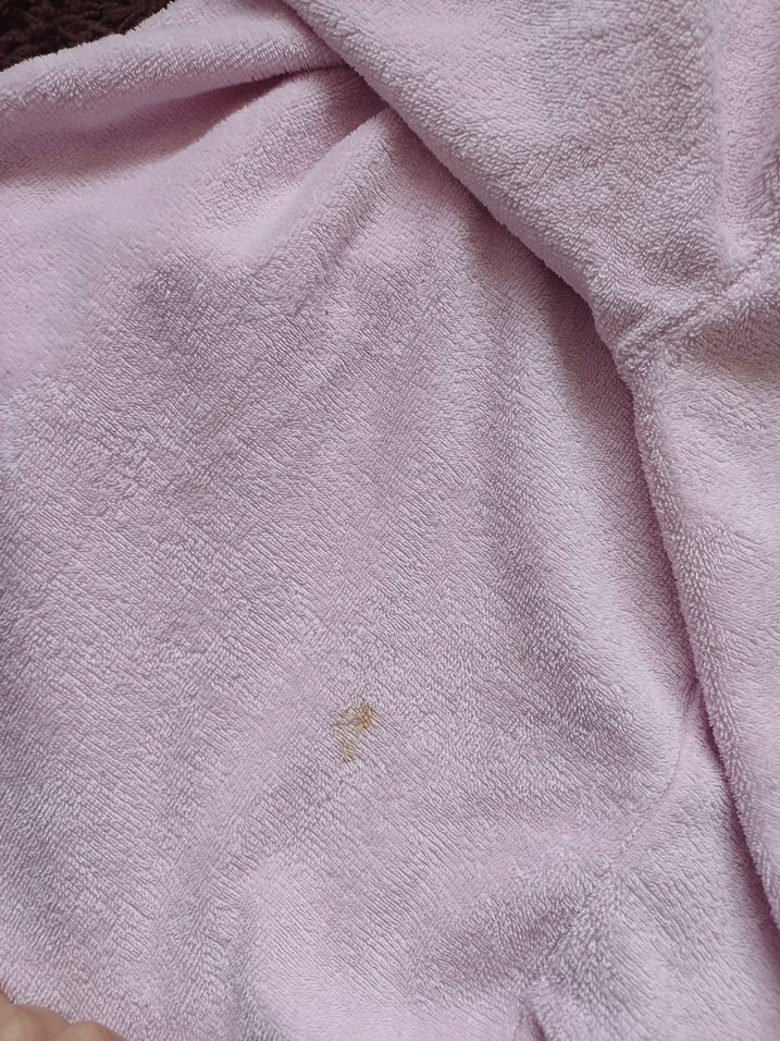 Kız Çocuk Pembe Nakışlı Kapüşonlu Bornoz - Görsel 4