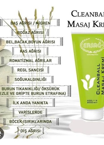 Cleanball Masaj Kremi 200 ml