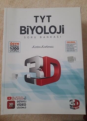 tyt biyoloji soru bankası 3D