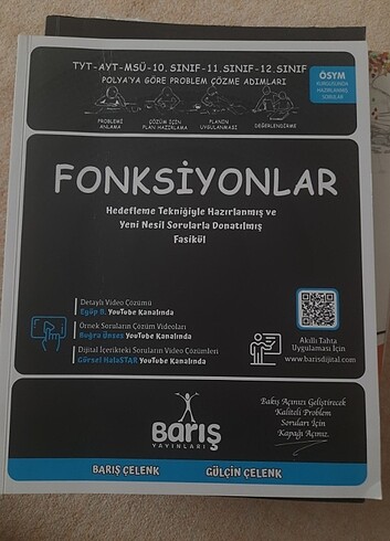 barış yayınları matematik fonksiyonlar fasikülü