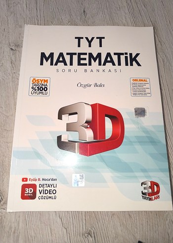 TYT Matematik Soru Bankası 3D Video Çözümlü