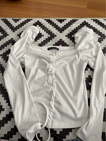 m Beden Büzgülü crop body