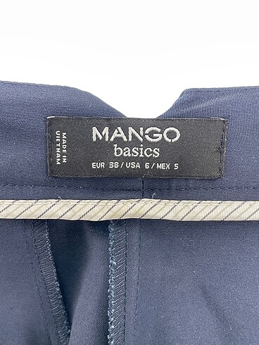38 Beden lacivert Renk Mango Düz Kesim %70 İndirimli.