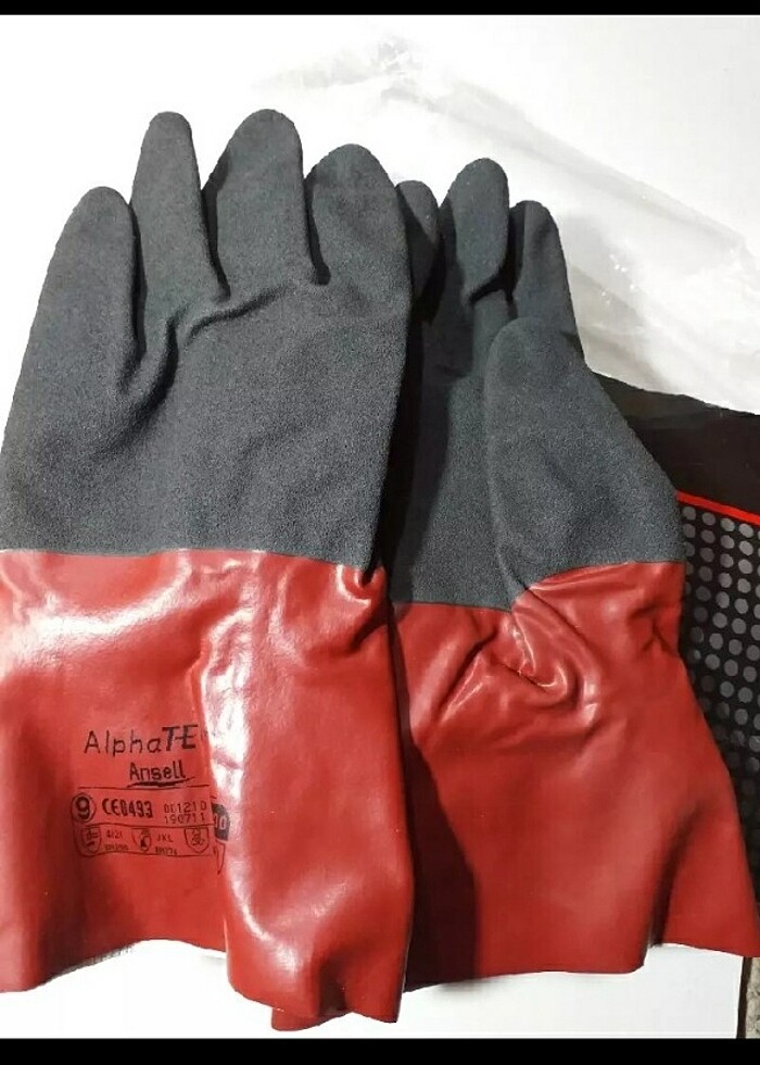 Ansell AlphaTec 58-530W Çift Kat Nitril Kaplı . - Görsel 4