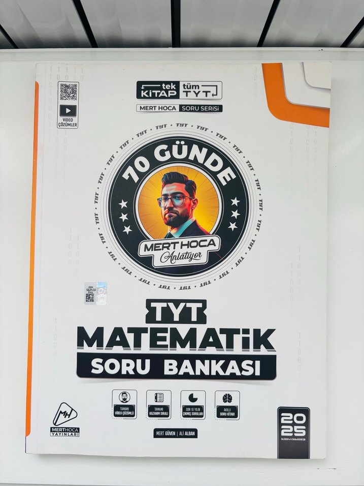 Mert Hoca 70 Günde TYT Matematik Soru Bankası 2025 - Görsel 2