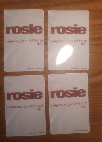 Rose rosie photocards - Görsel 2