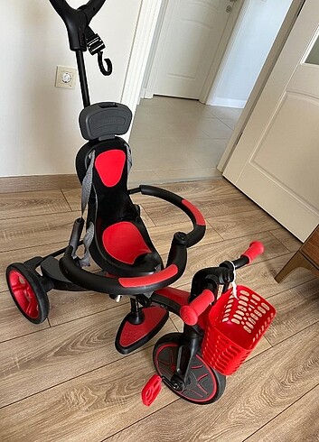 Beden kırmızı Renk Globber Explorer 4in1 Bisiklet
