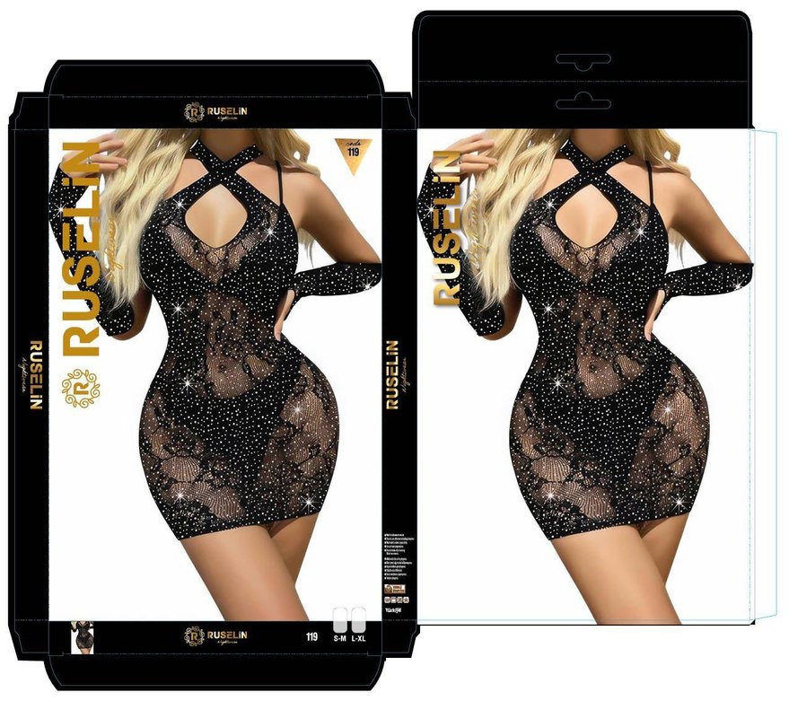 Kırmızı Dantelli vücut çorapları - Görsel 5