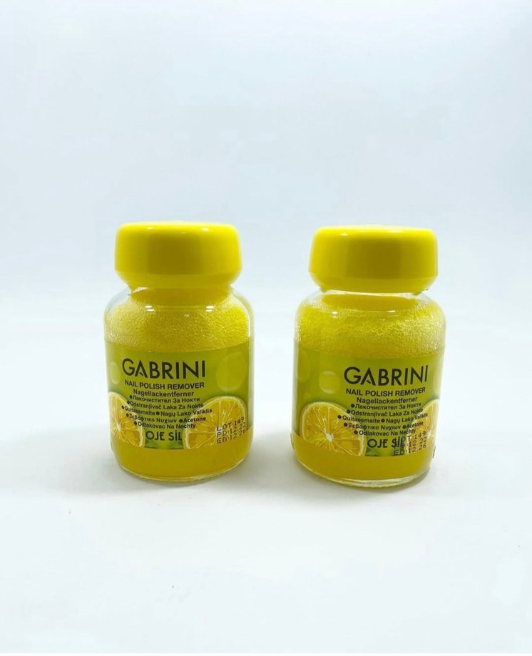 Gabrini Oje Temizleyici Seti aseton - Görsel 2