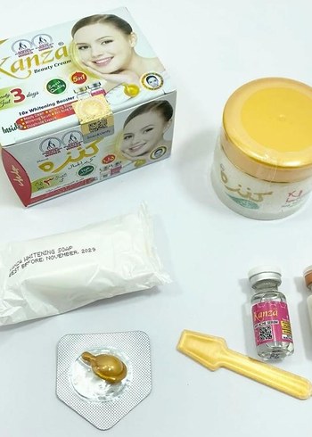 Kanze Beyazlatıcı Yüz Kremi Seti - Görsel 2