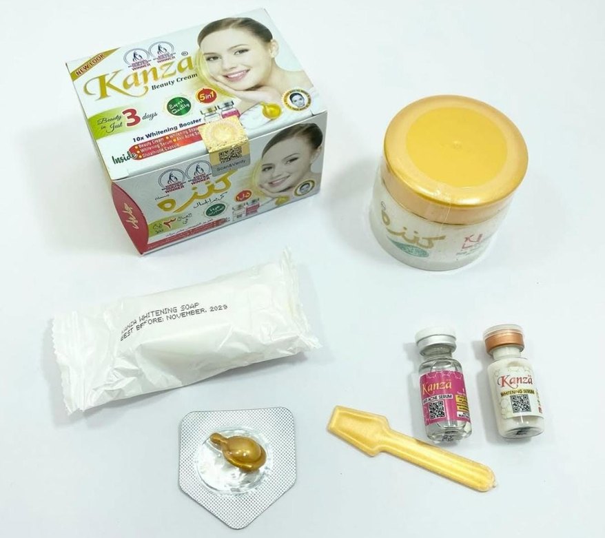 Kanze Beyazlatıcı Yüz Kremi Seti - Görsel 2