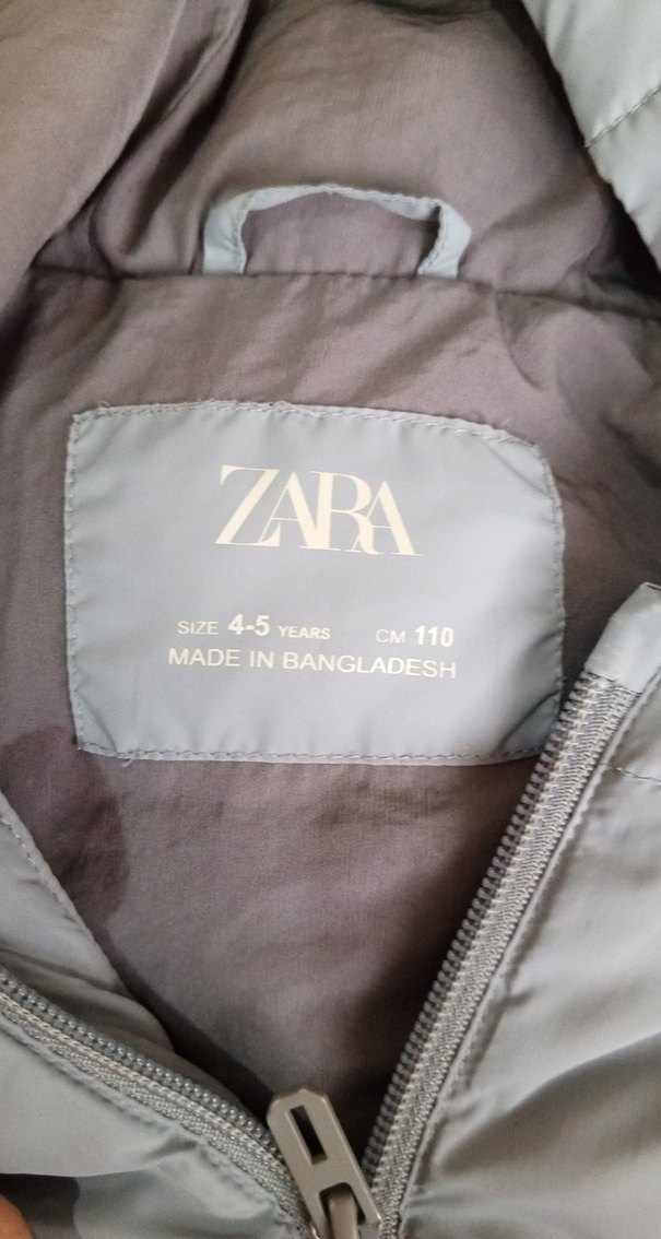 Kapüşonlu Erkek Çocuk Gri Mont - Görsel 2