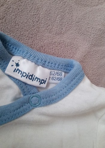 Uzun Kollu Mavi Erkek Bebek Body - Görsel 3