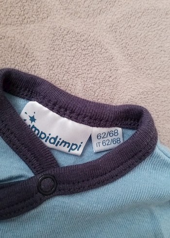 Uzun Kollu Mavi Erkek Bebek Body - Görsel 2