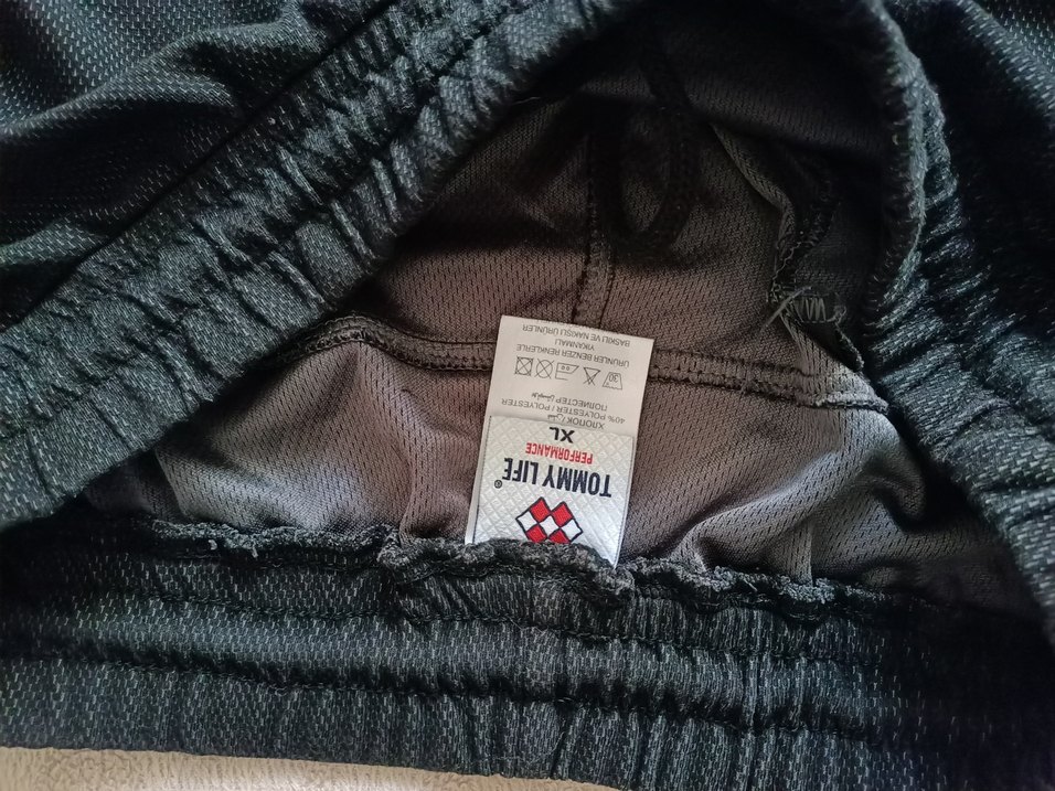 Tommy Life erkek eşofman altı siyah/antrasit - Görsel 3