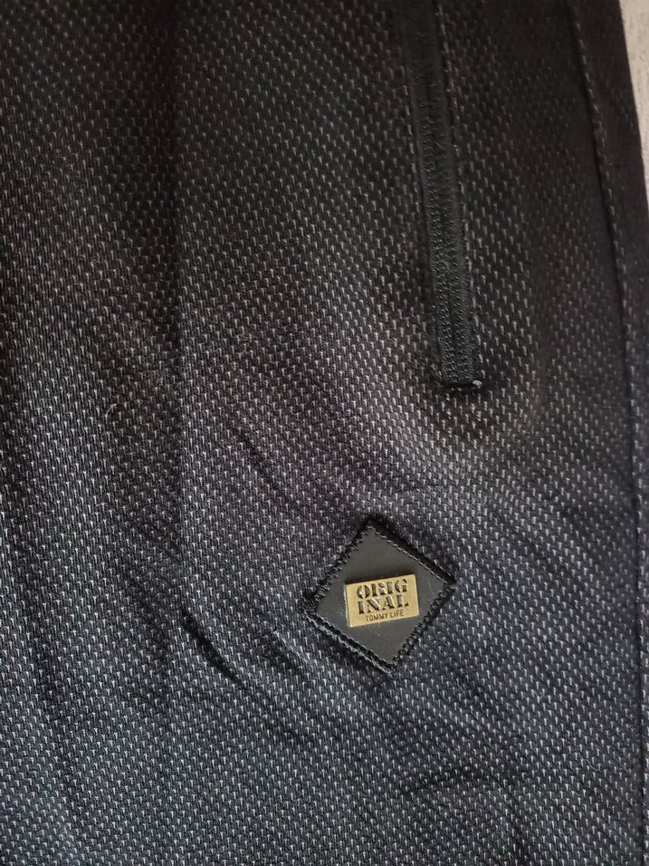 Tommy Life erkek eşofman altı siyah/antrasit - Görsel 2