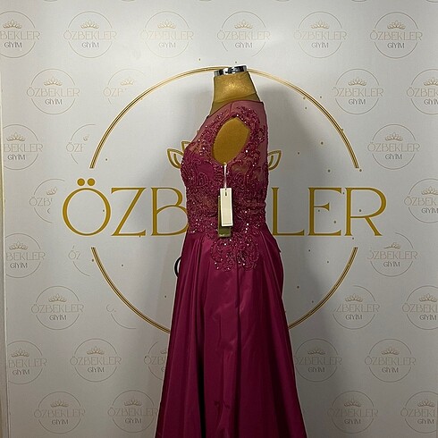 Kiraz Abiye / 40 Beden - Görsel 3