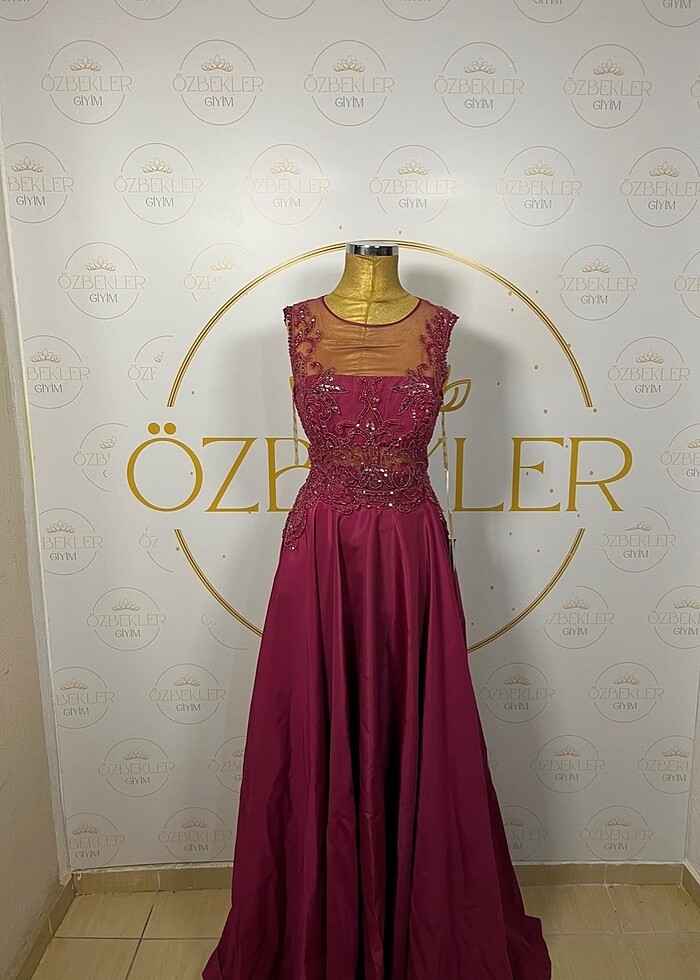 Kiraz Abiye / 40 Beden - Görsel 2