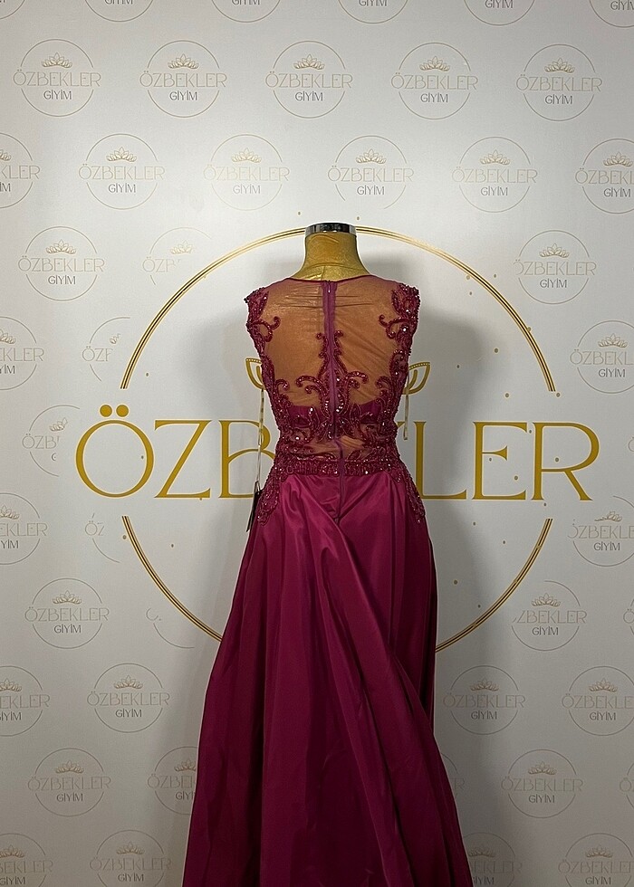 Kiraz Abiye / 40 Beden - Görsel 4