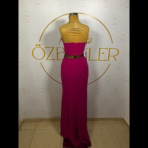 Bright Pink Abiye / 40 Beden - Görsel 5