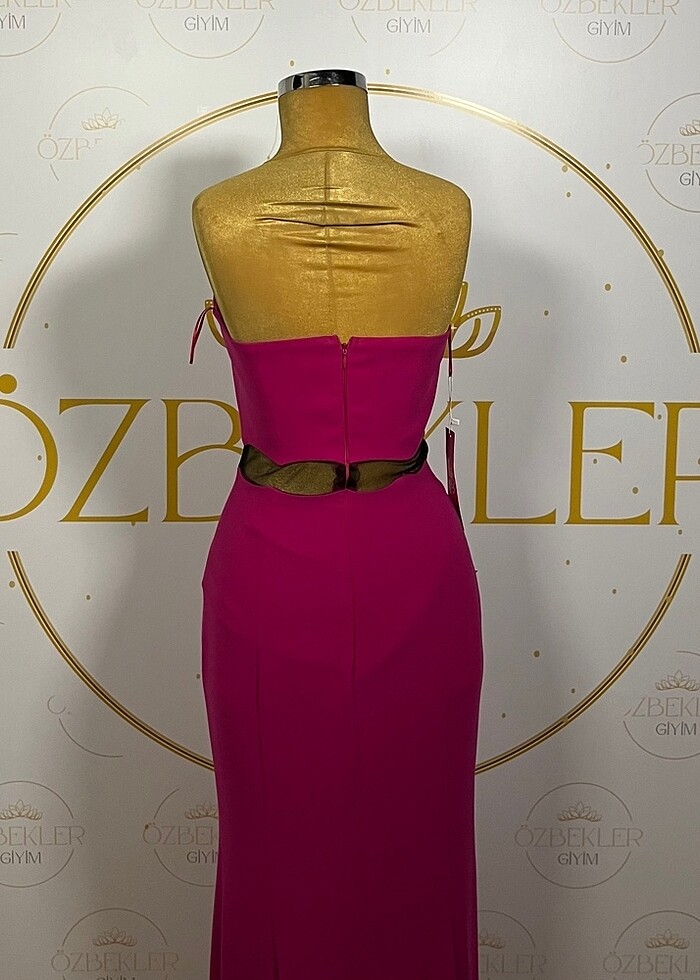 Bright Pink Abiye / 40 Beden - Görsel 4