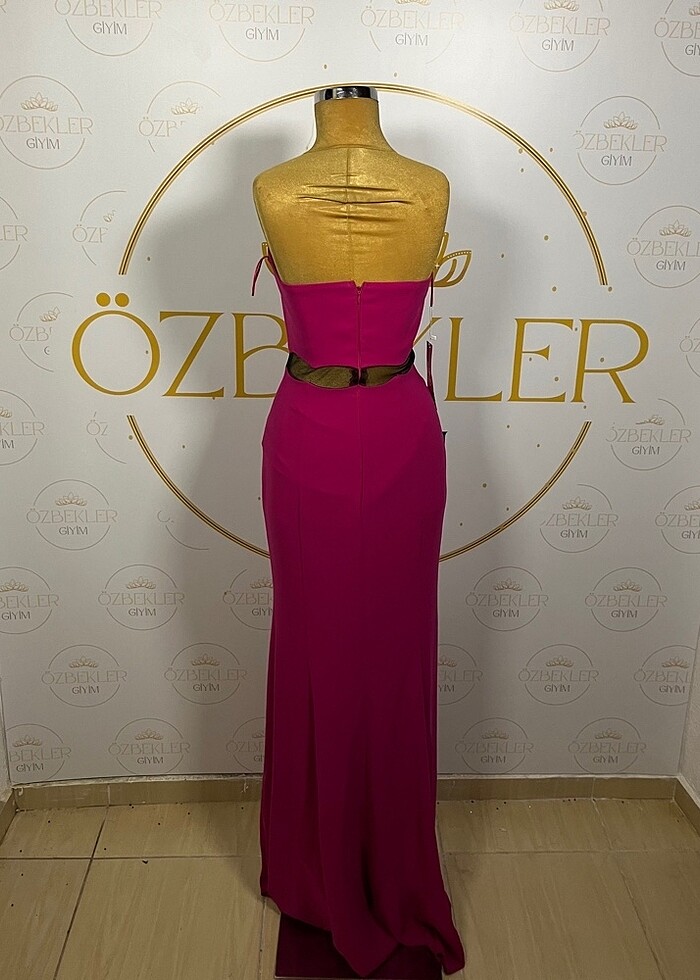 Bright Pink Abiye / 40 Beden - Görsel 5