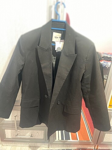 38 Beden Siyah blazer ceket