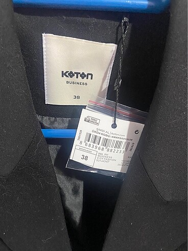 38 Beden siyah Renk Siyah blazer ceket