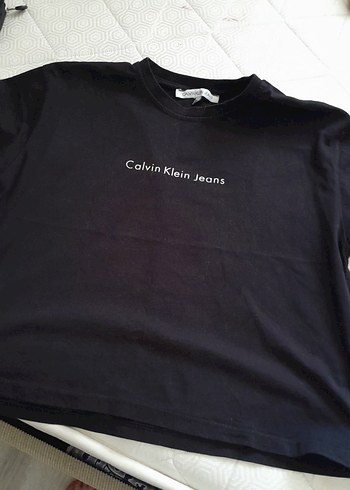 Calvin Klein Calvin Klein Jeans Siyah kisa Kollu Tişört