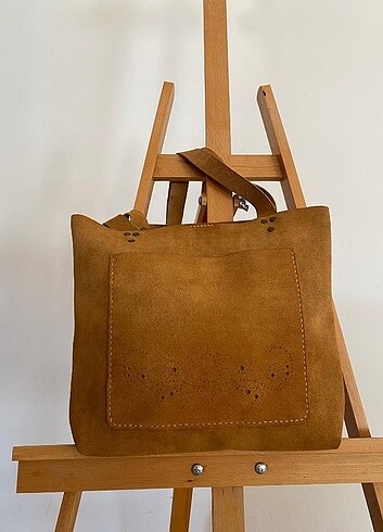 Süet totebag
